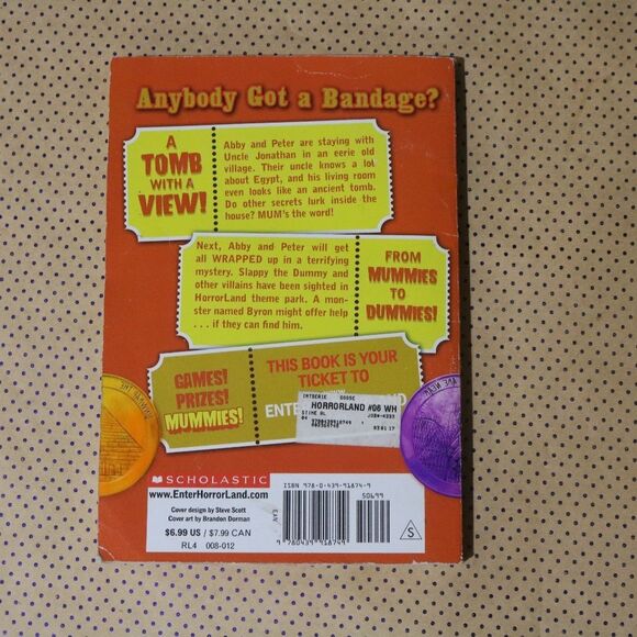 Goosebumps Horrorland Who’s Your Mummy Book - Picture 2 of 2